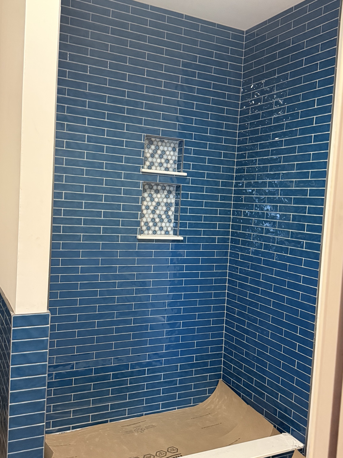 Custom tile shower